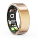 Bague Connectée Taille 12 Support Fréquence Cardiaque Oxygène Sommeil Modes Sportifs Or Bluetooth 5.0 Autonomie 3-5 Jours Éta...