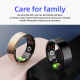 Bague Connectée Or Taille 7 Surveillance Cardiaque et Sommeil Modes Sportifs Multiples Bluetooth 5.0 Étanche IP68 - www.yonis...