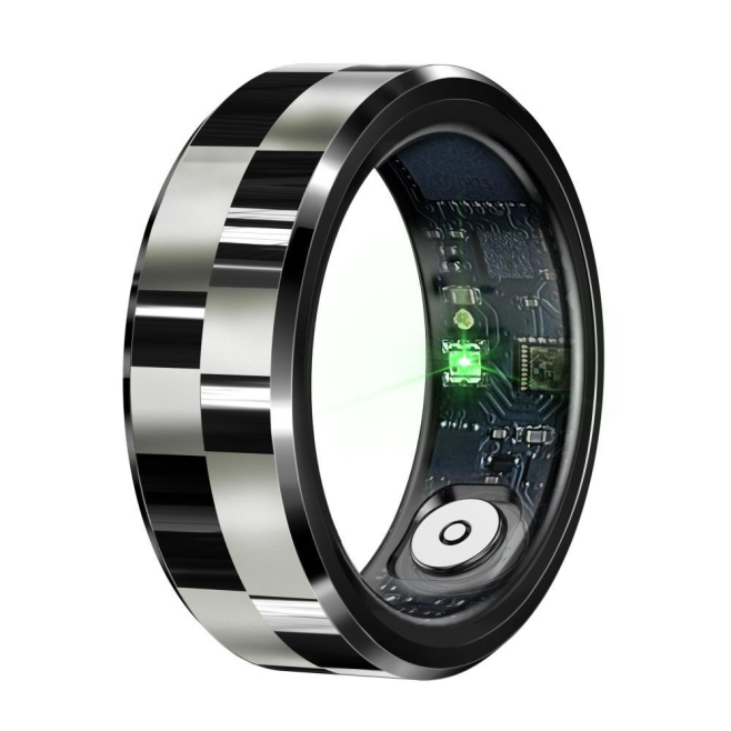 Bague Connectée Taille 10 Surveillance Santé Contrôle Gestuel Jeux Somatosensoriels Argentée - www.yonis-shop.com