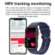 Bracelet Connecté ECG Température Fréquence Cardiaque Tension Artérielle Santé Bluetooth Appel Étanche Noir Cuir - www.yonis-...