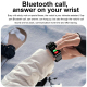 Bracelet Connecté ECG Température Fréquence Cardiaque Tension Artérielle Santé Bluetooth Appel Étanche Noir Cuir - www.yonis-...