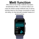 Bracelet Connecté Santé Avec ECG Température Fréquence Cardiaque Et Appel Bluetooth Noir Silicone - www.yonis-shop.com