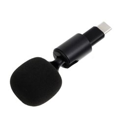 Microphone Omnidirectionnel Pour Diffusion En Direct Compatible Mobile Type-C Et 3.5mm