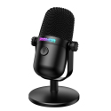 Microphone Condensateur USB De Bureau Cardio&iuml;de Avec Son Clair &Eacute;clairage RGB Et Plug And Play - www.yonis-shop.com