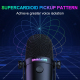 Microphone Condensateur USB De Bureau Cardioïde Avec Son Clair Éclairage RGB Et Plug And Play - www.yonis-shop.com