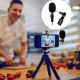 Microphone Professionnel Pour Diffusion En Direct Compatible Avec Téléphones Tablettes Ordinateurs Et Caméras - www.yonis-sho...