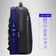 Sac À Dos Ordinateur Grande Capacité Antivol Imperméable Avec Port USB Externe Pour Ordinateur Portable 15.6 Pouces Et Moins ...
