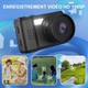 Caméscope Numérique Mini Portable Écran HD 0.96 Pouces Batterie Longue Durée 1880mAh 8 Filtres Stockage 128G USB - www.yonis-...