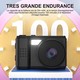 Caméscope Numérique Mini Portable Écran HD 0.96 Pouces Batterie Longue Durée 1880mAh 8 Filtres Stockage 128G USB - www.yonis-...