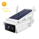 Camera IP 1080P HD Solaire Sans Batterie Détection de Mouvement Vision Nocturne Audio Bidirectionnel Carte TF 128GB Étanche I...