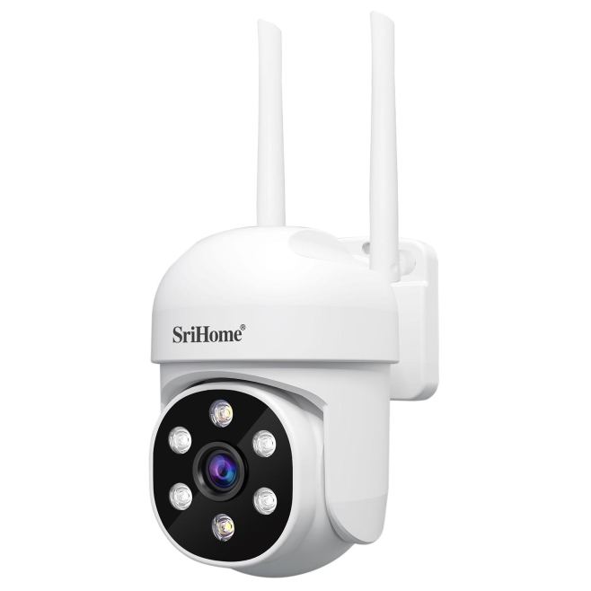 Camera IP Avec Vision Nocturne Infrarouge Suivi Humanoïde AI 1080P Audio Bidirectionnel Stockage Jusqu'à 128GB - www.yonis-sh...