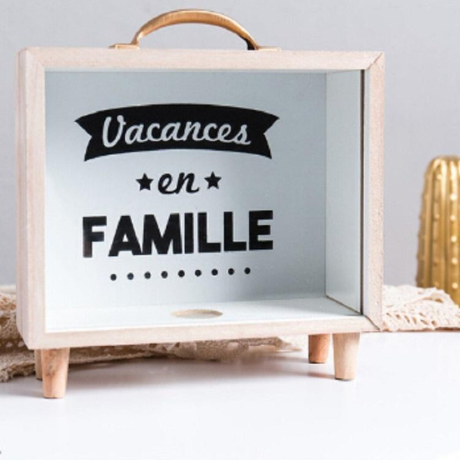 Tirelire En Bois Créative Pour Enfants Et Décoration De Bureau - www.yonis-shop.com