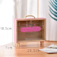 Tirelire En Bois Grande Capacité Pour Enfants Avec Anneau De Transport Et Bouchon Transparent - www.yonis-shop.com