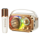 Enceinte Bluetooth Sans Fil Avec Microphone Portable Et Effets Lumineux RGB - www.yonis-shop.com
