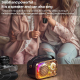 Enceinte Bluetooth Sans Fil Avec Microphone Portable Et Effets Lumineux RGB - www.yonis-shop.com