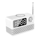Enceinte Bluetooth LED Radio Réveil Avec Chargeur Sans Fil 15W Et Appels Mains Libres