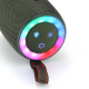 Enceinte Bluetooth Portable Sans Fil Extérieure Rouge Avec LED et FM Radio - www.yonis-shop.com