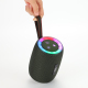 Enceinte Bluetooth Portable Sans Fil Extérieure Rouge Avec LED et FM Radio - www.yonis-shop.com