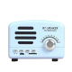 Mini Enceinte Bluetooth Portable Radio Rétro Support Carte TF Bois Grain Longue Autonomie 6h - www.yonis-shop.com