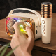 Mini Enceinte Bluetooth Portable Avec Effets Lumineux RGB Et Microphone - www.yonis-shop.com