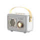 Mini Enceinte Bluetooth Rétro USB FM Radio Sans Fil Sky Blue 5W Portable - www.yonis-shop.com