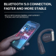 Écouteurs Bluetooth Sans Fil Réduction De Bruit Appels Clairs Et Stables Design Ergonomique IPX2 - www.yonis-shop.com