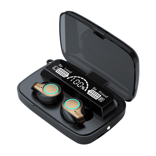 Ecouteurs Bluetooth Étanche IPX7 Avec Écran LED Autonomie 4 Heures Et Boîtier De Charge 2000MAH - www.yonis-shop.com