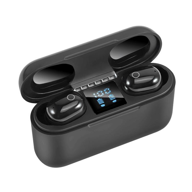 Ecouteurs Bluetooth Sans Fil Avec Boîtier De Charge 2000mAh Et Réduction De Bruit CVC8.0 - www.yonis-shop.com
