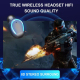 Ecouteurs Bluetooth Sans Fil Avec Réduction De Bruit Intelligente Affichage LED Et Boîte De Chargement - www.yonis-shop.com
