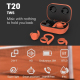 Écouteurs Bluetooth Sport Étanches IPX6 Avec Réduction De Bruit Et Boîtier De Charge - www.yonis-shop.com