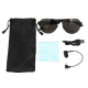 Écouteurs Bluetooth Lunettes de Soleil Connectées avec Micro Intégré et Protection UV - www.yonis-shop.com