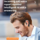 Écouteurs Bluetooth Universels Rotatifs Étanches avec Affichage LED et Réduction de Bruit - www.yonis-shop.com