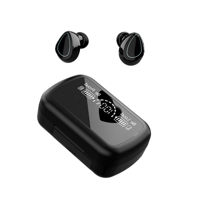 Écouteurs Bluetooth Invisibles Avec Affichage Numérique Étanche et Réduction de Bruit - www.yonis-shop.com