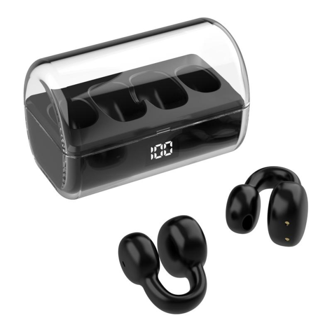 Écouteurs Bluetooth à Conduction Sonore avec Affichage Numérique et Compartiment de Charge - www.yonis-shop.com
