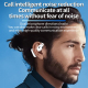 Ecouteurs Bluetooth Sans Fil Oreille Suspendue Son Stéréo Grande Autonomie Charge Type-C Connexion Stable Microphone Double -...