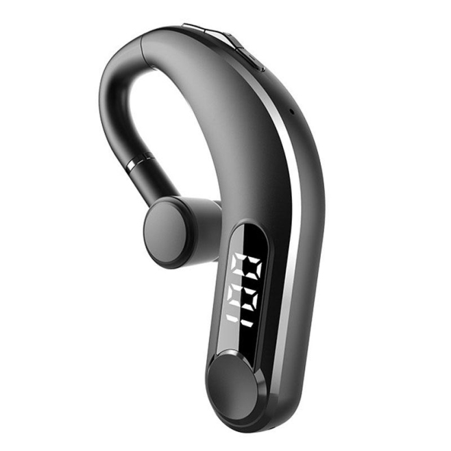Ecouteurs Bluetooth Sport Étanches Réduction De Bruit Avec Affichage LED Batterie Noir - www.yonis-shop.com