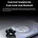 Écouteurs Bluetooth Sans Fil Intra Auriculaires Réduction Du Bruit Boîtier Power Bank Bluetooth 5.3 Contrôle Tactile Affichag...