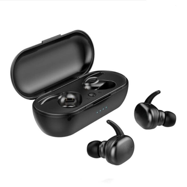 Écouteurs Bluetooth Sans Fil Mini Intra-Auriculaires Noir Avec Fonction Appel et NFC Autonomie 3 Heures - www.yonis-shop.com
