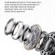 Écouteurs Bluetooth Blancs Avec Affichage Digital Intelligent Qualité HIFI Longue Autonomie - www.yonis-shop.com