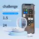 Écouteurs Bluetooth Blancs Avec Affichage Digital Intelligent Qualité HIFI Longue Autonomie - www.yonis-shop.com