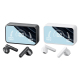 Écouteurs Bluetooth Sans Fil Avec Compartiment De Charge et Affichage Batterie - www.yonis-shop.com