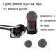 Ecouteurs Bluetooth Sans Fil Magnétiques Stéréo Basse Sport Avec Microphone et Contrôle du Volume - www.yonis-shop.com