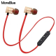 Ecouteurs Bluetooth Sans Fil Magnétiques Stéréo Basse Sport Avec Microphone et Contrôle du Volume - www.yonis-shop.com