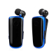 Écouteurs Bluetooth Sans Fil Avec Alerte Vibrante Longue Autonomie et Câble Rétractable