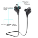 Ecouteurs Bluetooth Sans Fil Avec Microphone Et Commandes Pour Appels Et Musique Compatibles iPhone Galaxy Sony HTC Google Hu...