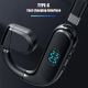 Écouteurs Bluetooth 5.3 Sans Fil Affichage Numérique Stéréo Conduction Osseuse Longue Autonomie - www.yonis-shop.com