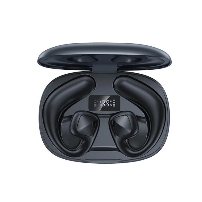 Écouteurs Bluetooth Sans Fil Air Conduction Khaki Haute Qualité Autonomie Longue Étanchéité IPX4 Confort Optimal - www.yonis-...