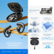 Écouteurs Bluetooth Sans Fil Air Conduction Khaki Haute Qualité Autonomie Longue Étanchéité IPX4 Confort Optimal - www.yonis-...