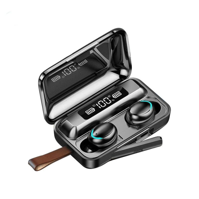 Écouteurs Bluetooth Avec Boîtier De Charge Magnétique Affichage LED Et Réduction De Bruit - www.yonis-shop.com