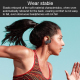 Écouteurs Bluetooth Sans Fil Stéréo Résistants à la Poussière et à la Sueur avec Boîtier de Charge et Microphone Anti-Écho - ...